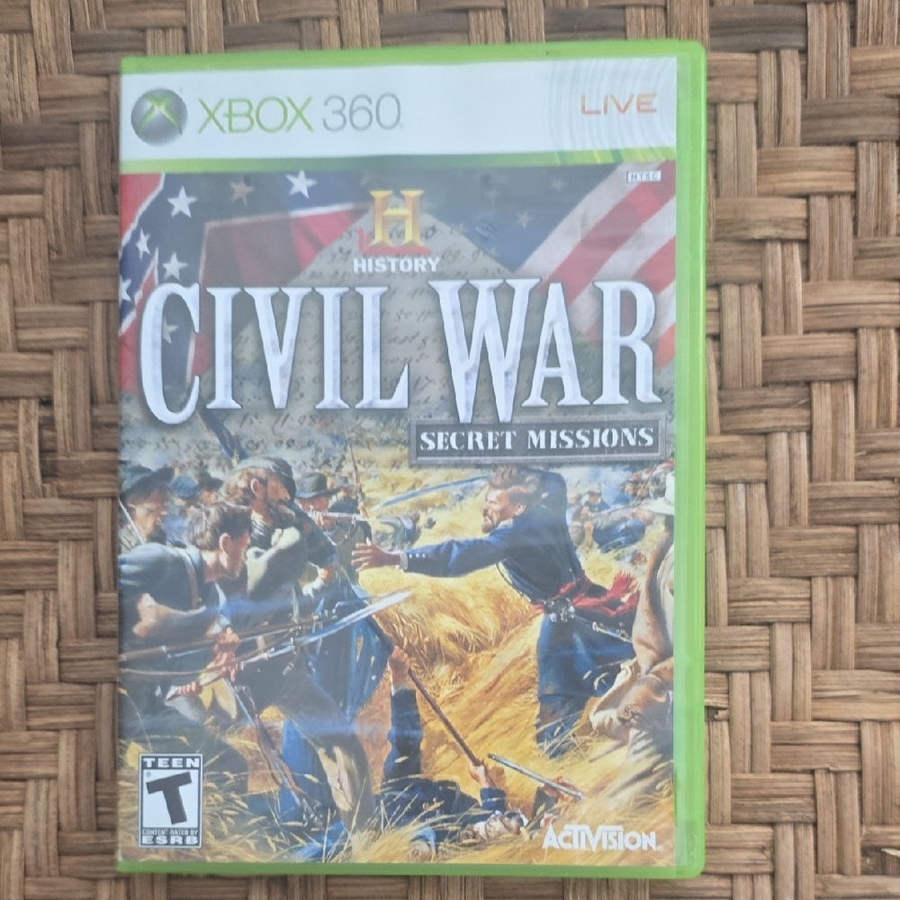 XBOX 360 History Channel Civil War Secret Missions Game